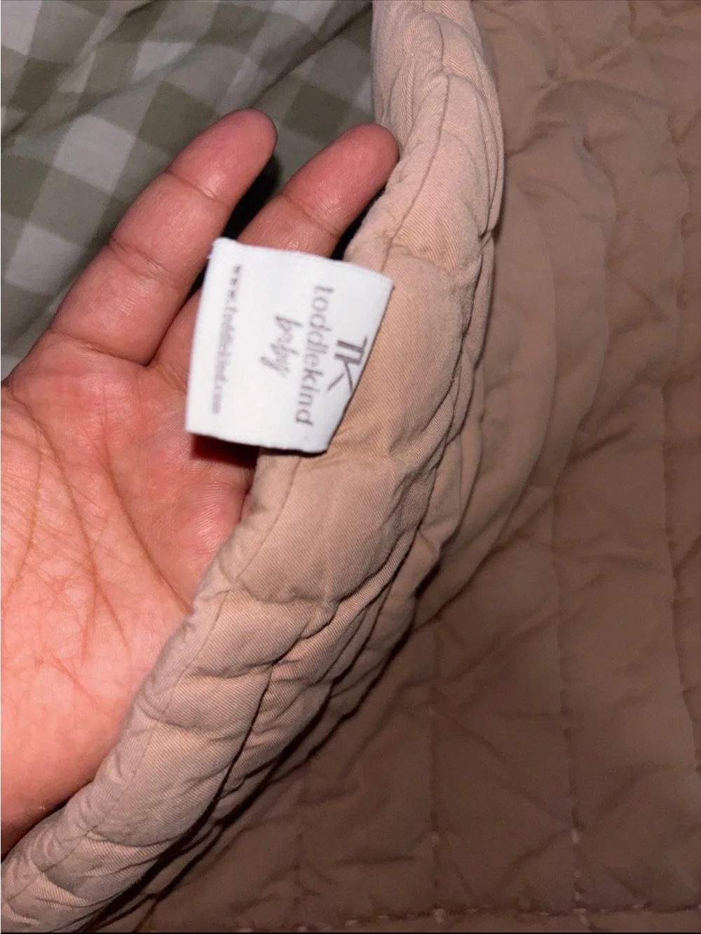 Cream Quilted Leaf Playmat - Soft Infant Quilted Bedding